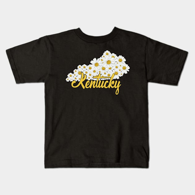 Kentucky Daisies Kids T-Shirt by Sheila’s Studio